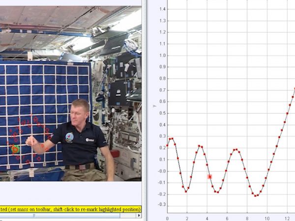 Ball on tether released – vertical plane